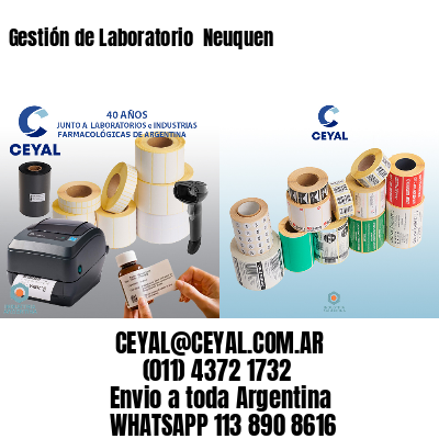 Gestión de Laboratorio  Neuquen