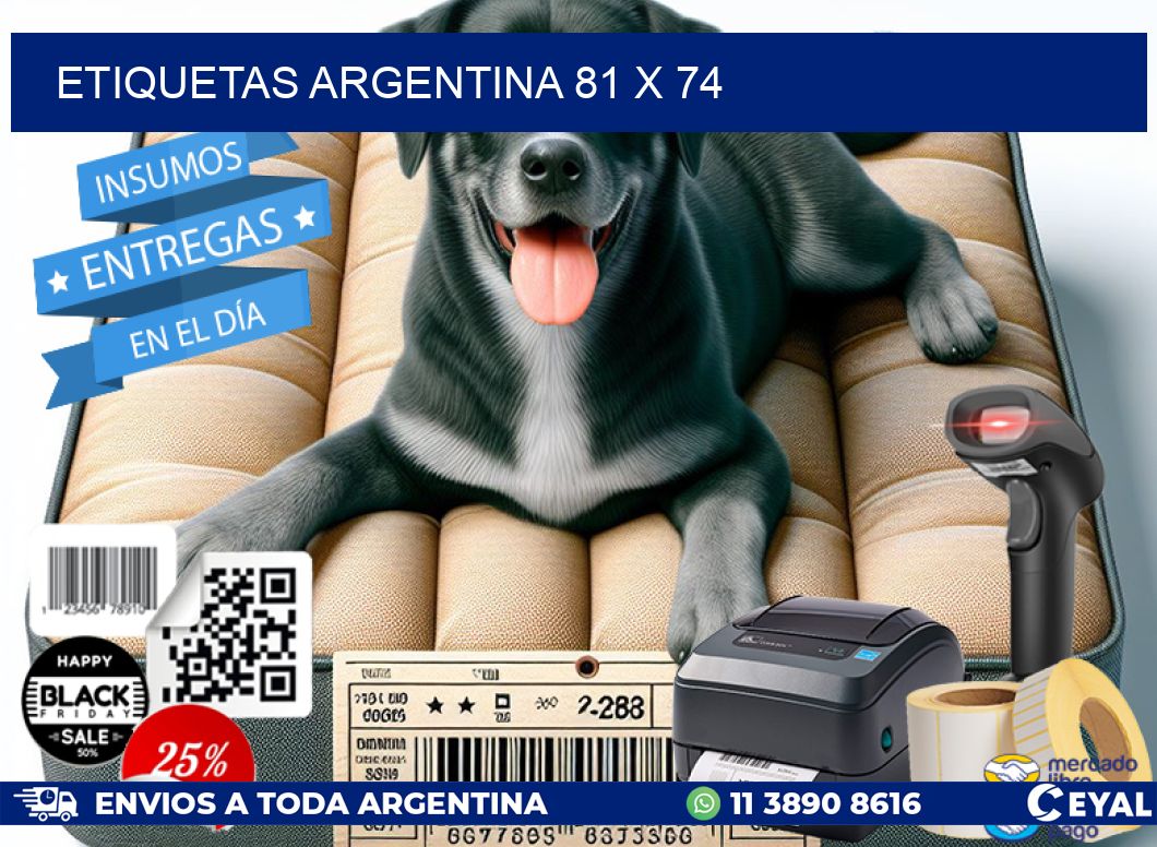 etiquetas argentina 81 x 74