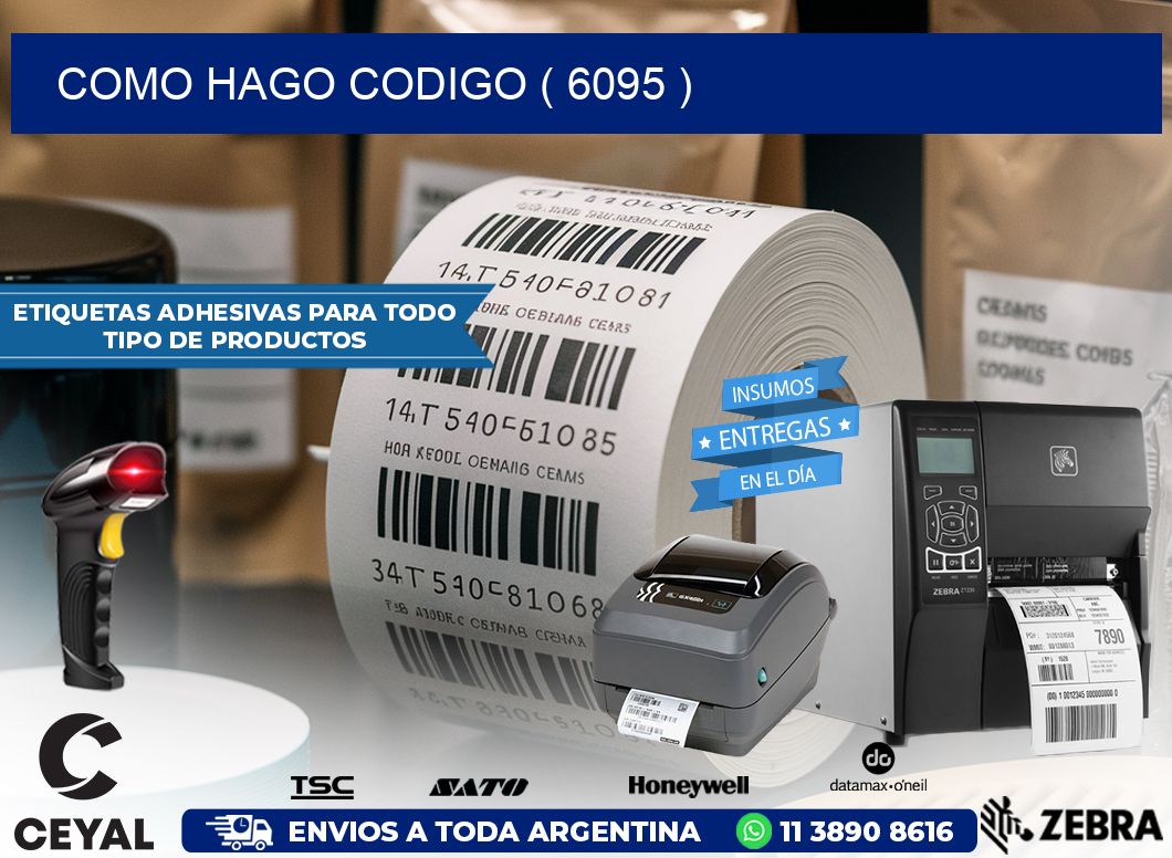 COMO HAGO CODIGO ( 6095 )