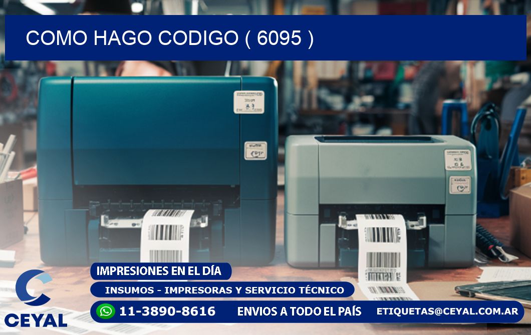 COMO HAGO CODIGO ( 6095 )