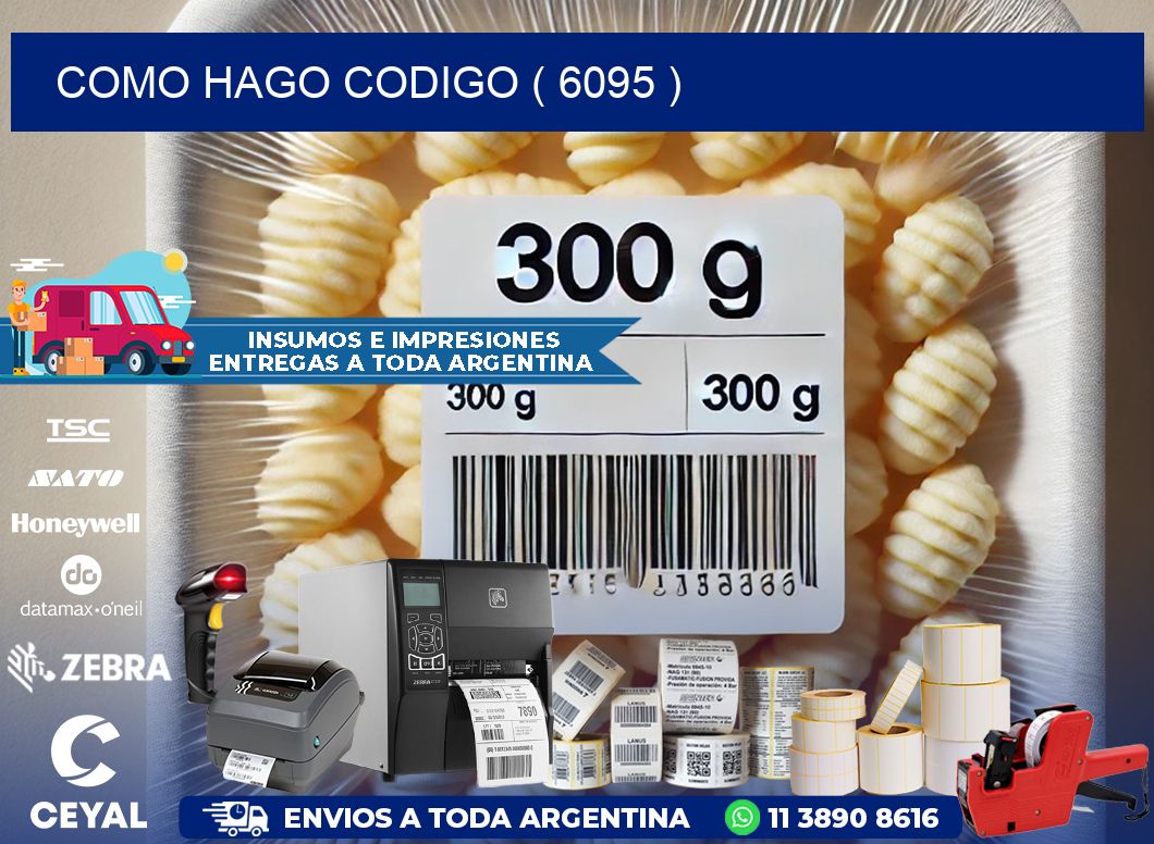 COMO HAGO CODIGO ( 6095 )