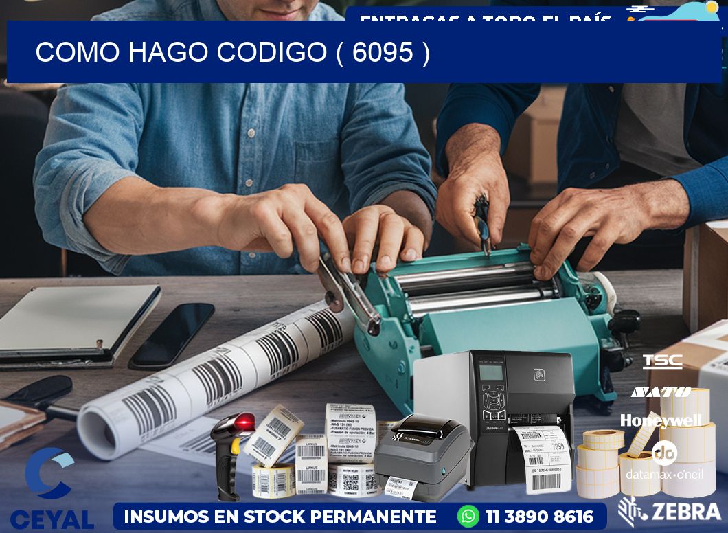 COMO HAGO CODIGO ( 6095 )