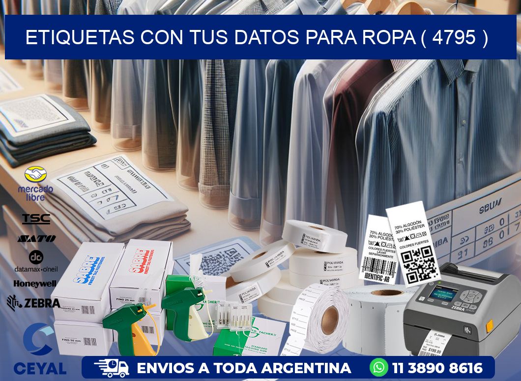 ETIQUETAS CON TUS DATOS PARA ROPA ( 4795 )