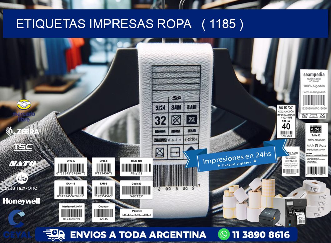 ETIQUETAS IMPRESAS ROPA   ( 1185 )