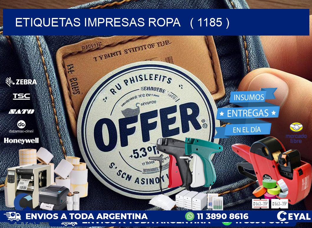 ETIQUETAS IMPRESAS ROPA   ( 1185 )