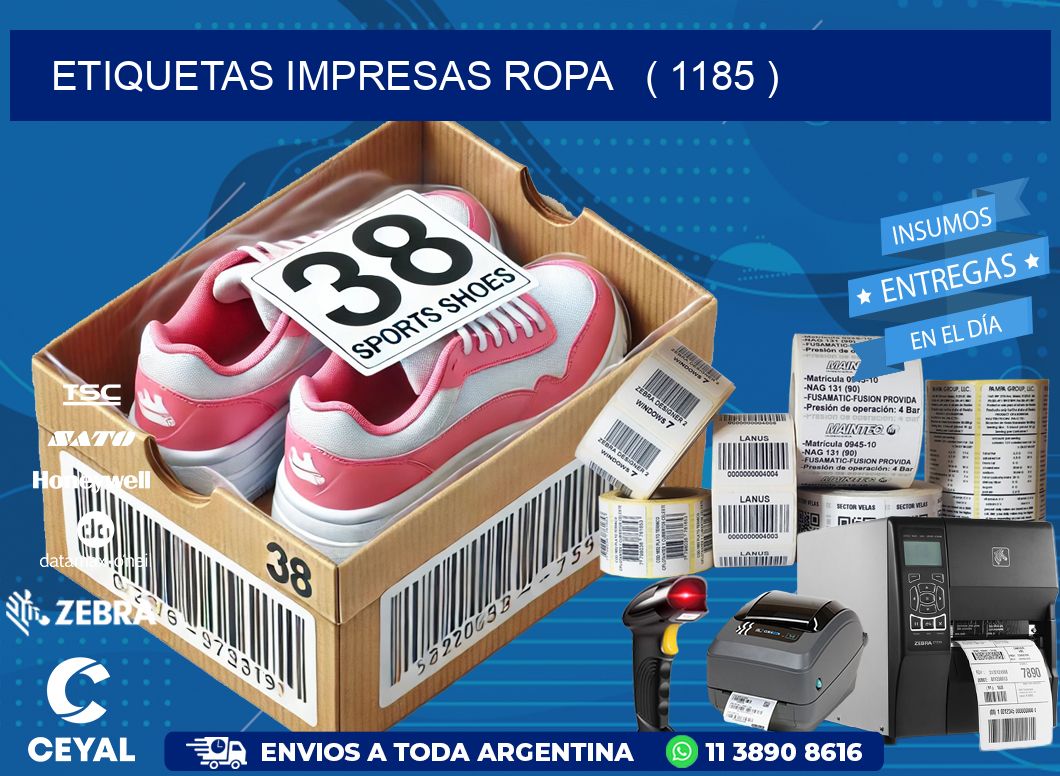 ETIQUETAS IMPRESAS ROPA   ( 1185 )