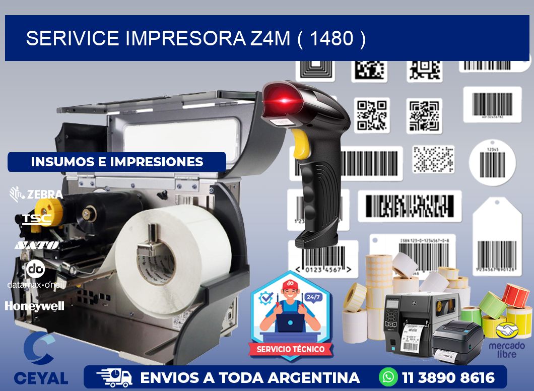 SERIVICE IMPRESORA Z4M ( 1480 )