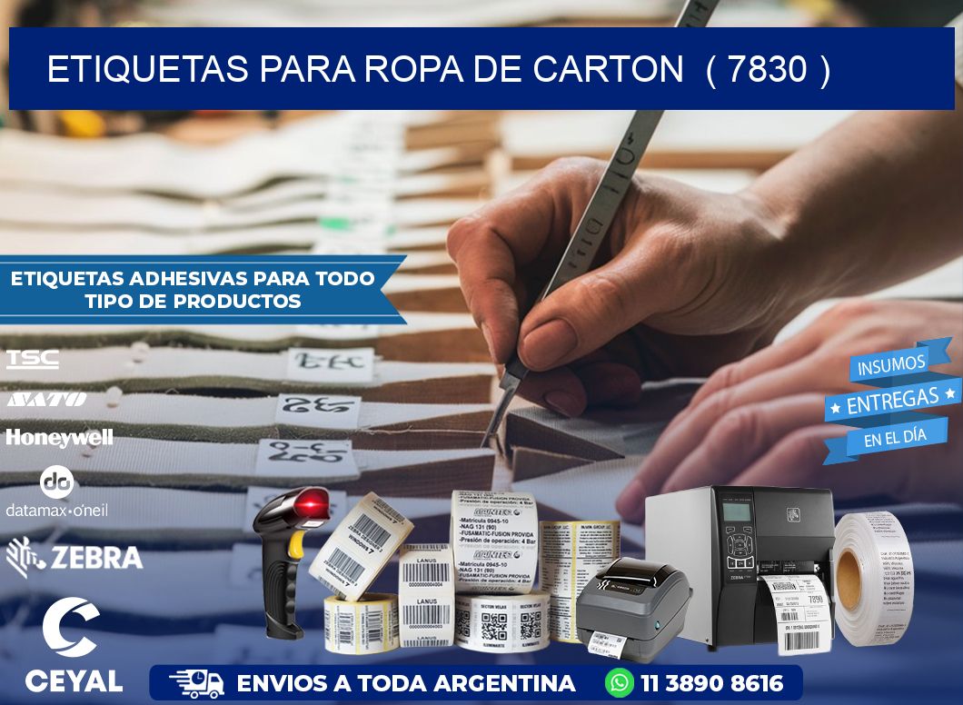 etiquetas para ropa de carton  ( 7830 )