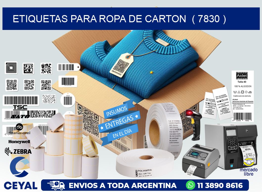 etiquetas para ropa de carton  ( 7830 )