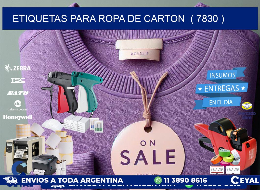 etiquetas para ropa de carton  ( 7830 )