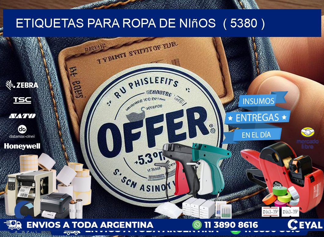 etiquetas para ropa de niños  ( 5380 )