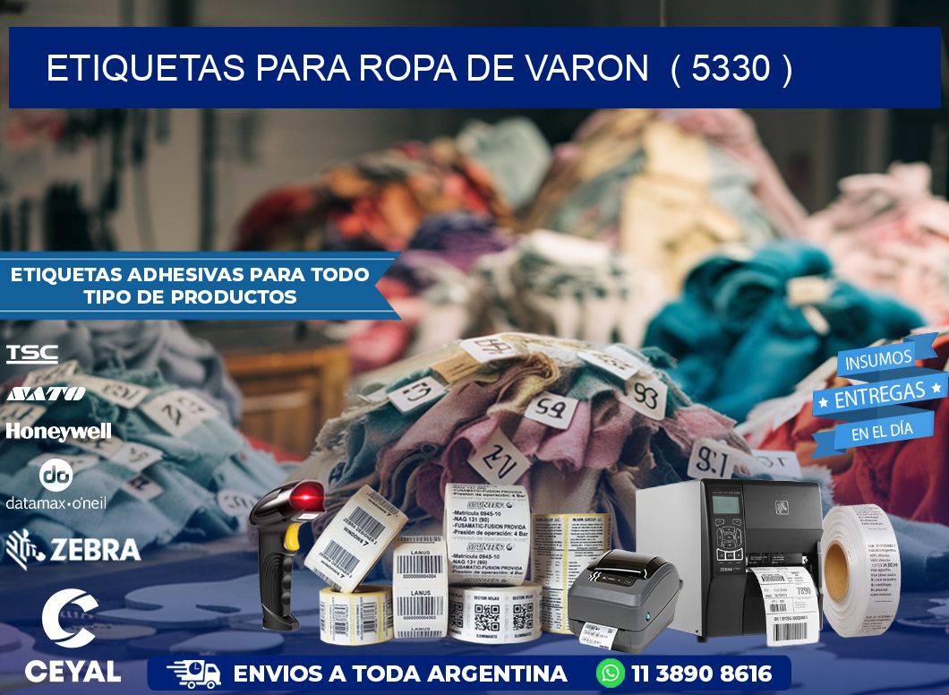 etiquetas para ropa de varon  ( 5330 )