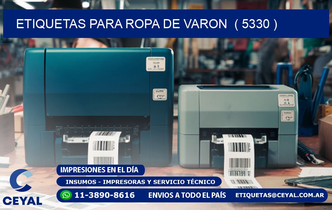 etiquetas para ropa de varon  ( 5330 )