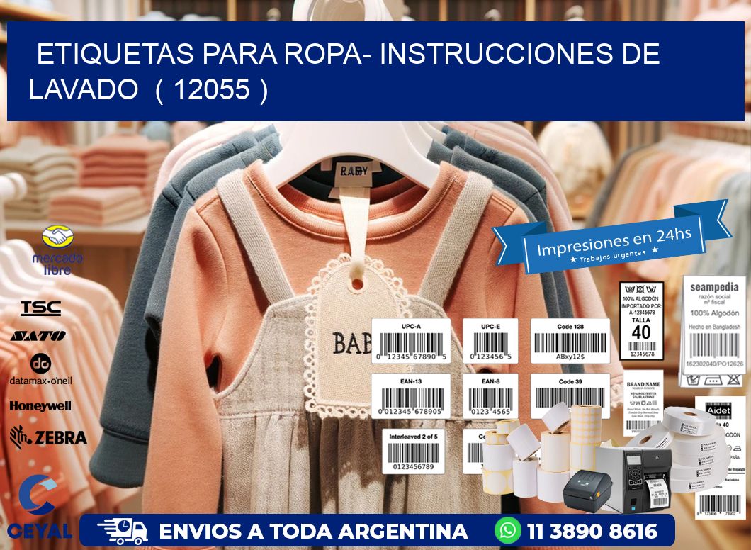 etiquetas para ropa- instrucciones de lavado  ( 12055 )