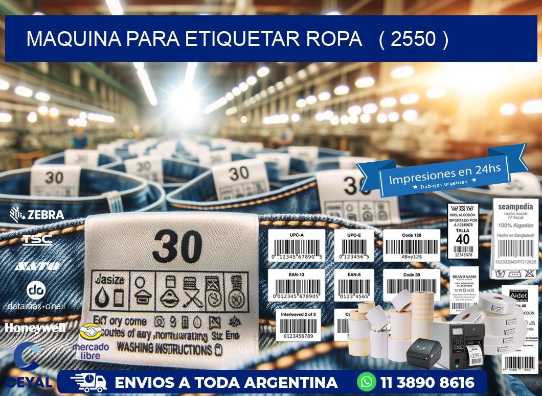 maquina para etiquetar ropa   ( 2550 )