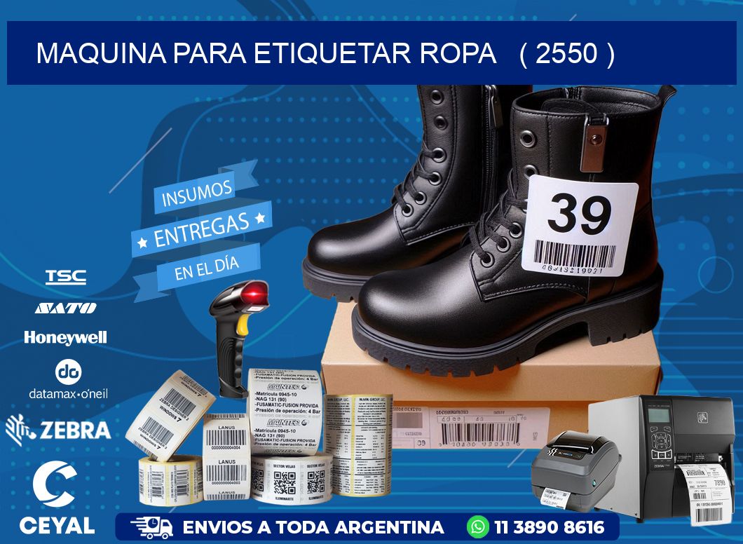 maquina para etiquetar ropa   ( 2550 )