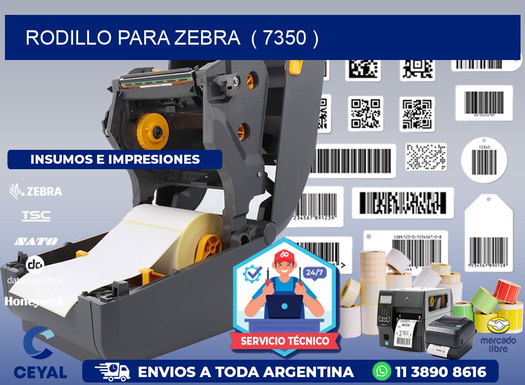 rodillo para zebra  ( 7350 )