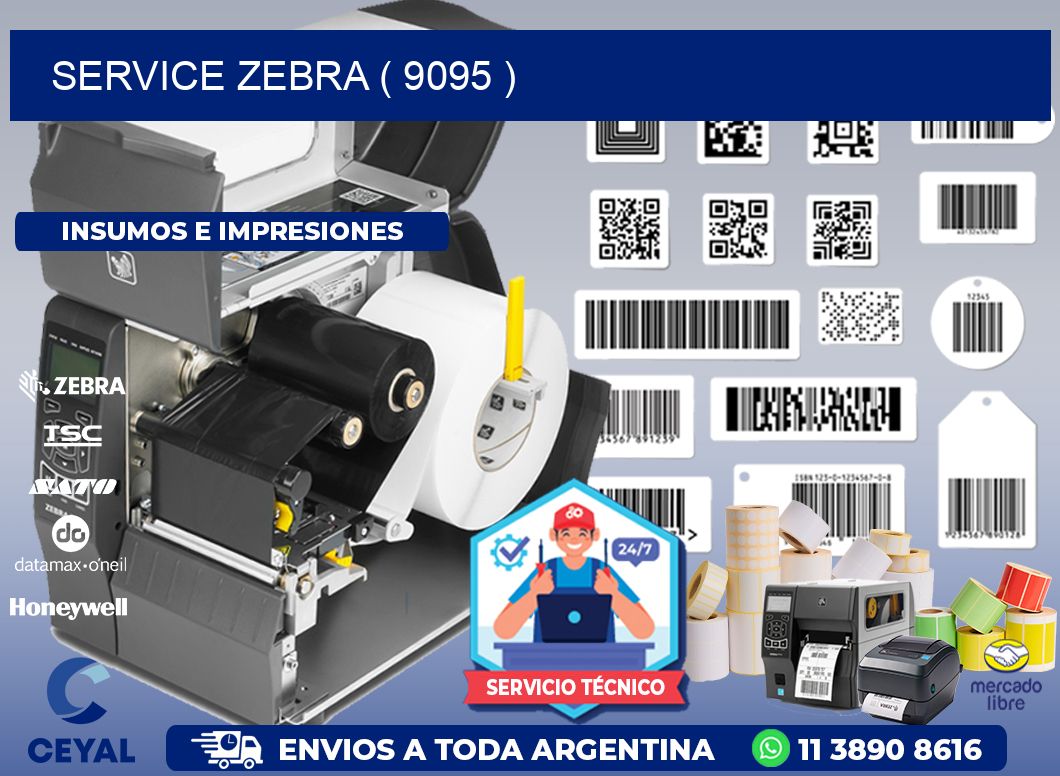 service zebra ( 9095 )