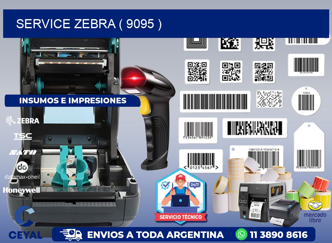 service zebra ( 9095 )