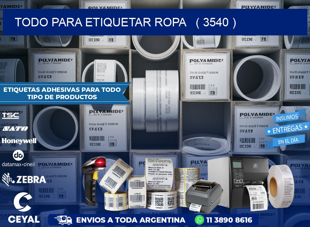 todo para etiquetar ropa   ( 3540 )