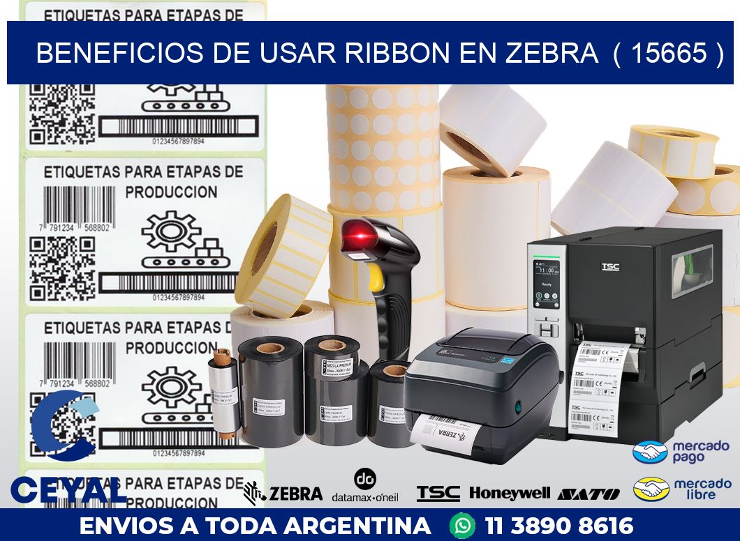 BENEFICIOS DE USAR RIBBON EN ZEBRA  ( 15665 )