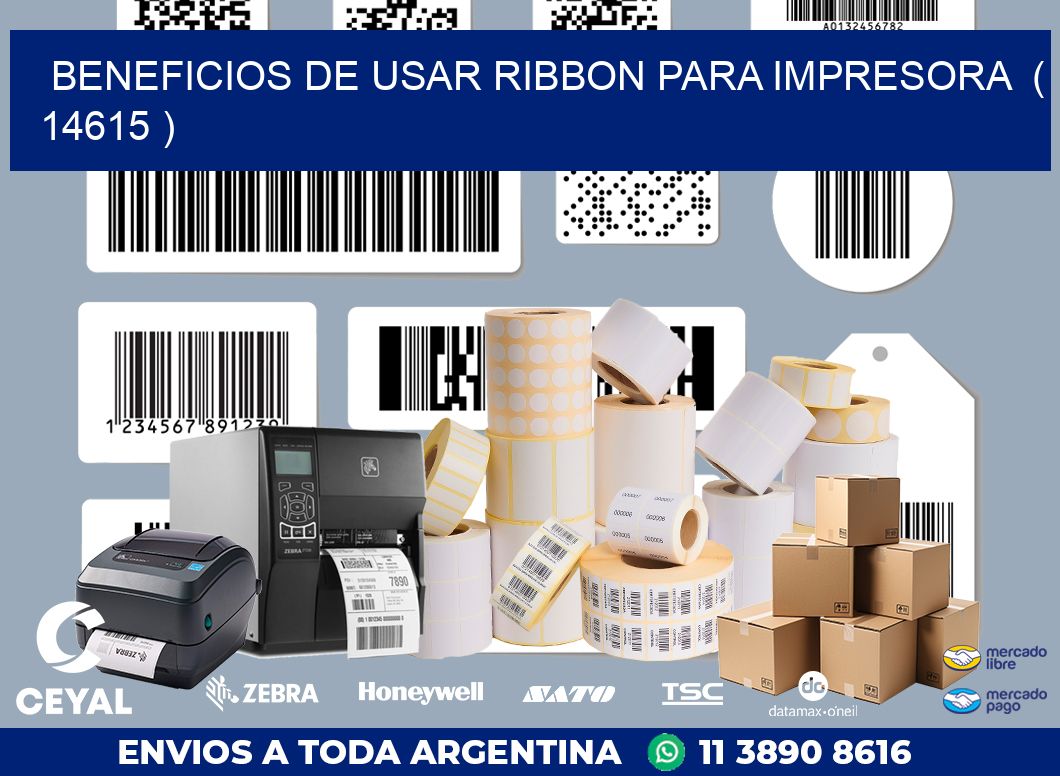 BENEFICIOS DE USAR RIBBON PARA IMPRESORA  ( 14615 )