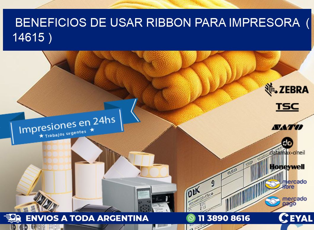 BENEFICIOS DE USAR RIBBON PARA IMPRESORA  ( 14615 )