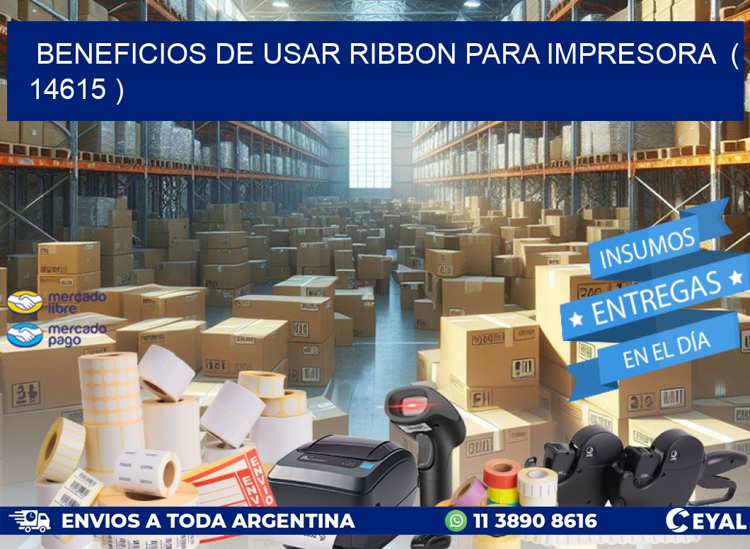 BENEFICIOS DE USAR RIBBON PARA IMPRESORA  ( 14615 )