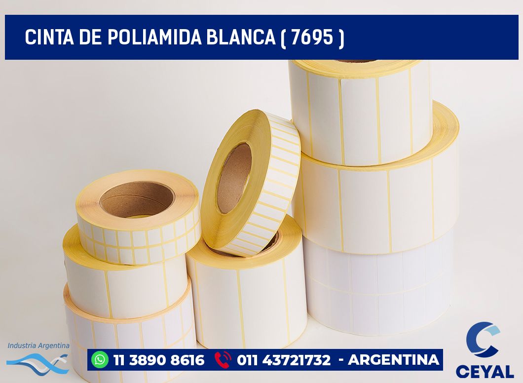 CINTA DE POLIAMIDA BLANCA ( 7695 )