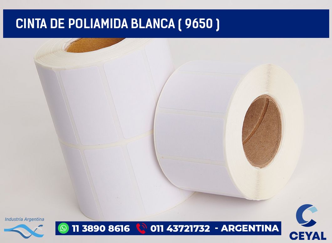 CINTA DE POLIAMIDA BLANCA ( 9650 )