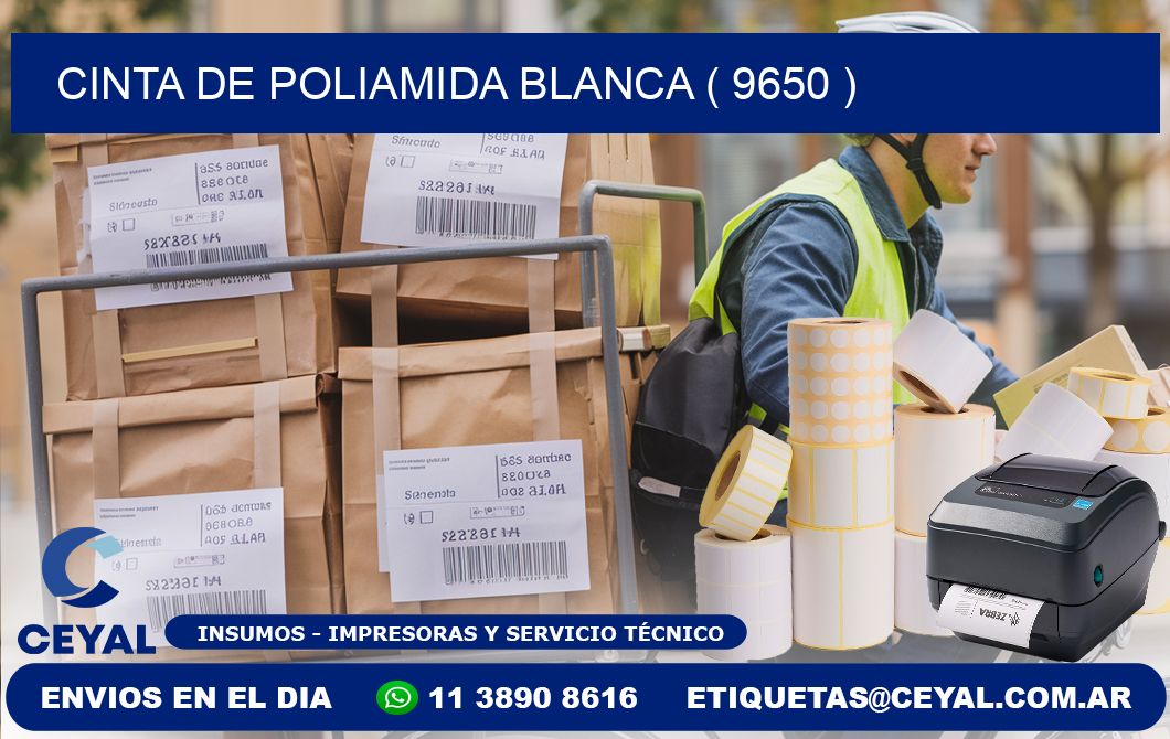 CINTA DE POLIAMIDA BLANCA ( 9650 )