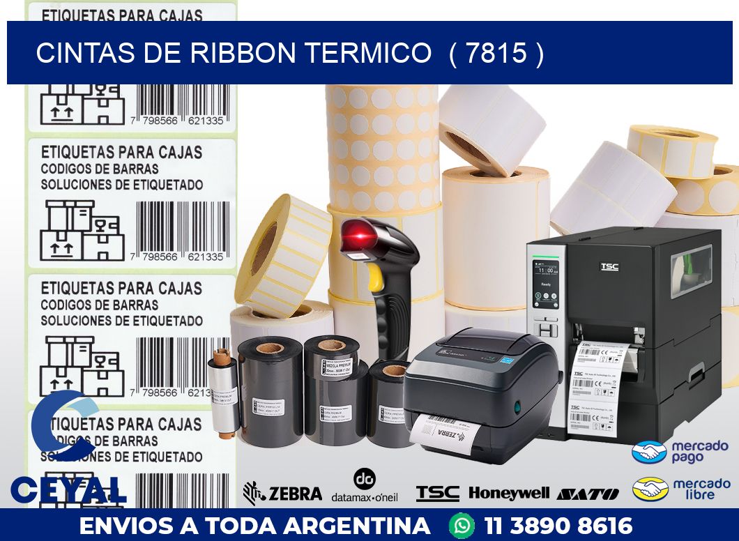 CINTAS DE RIBBON TERMICO  ( 7815 )