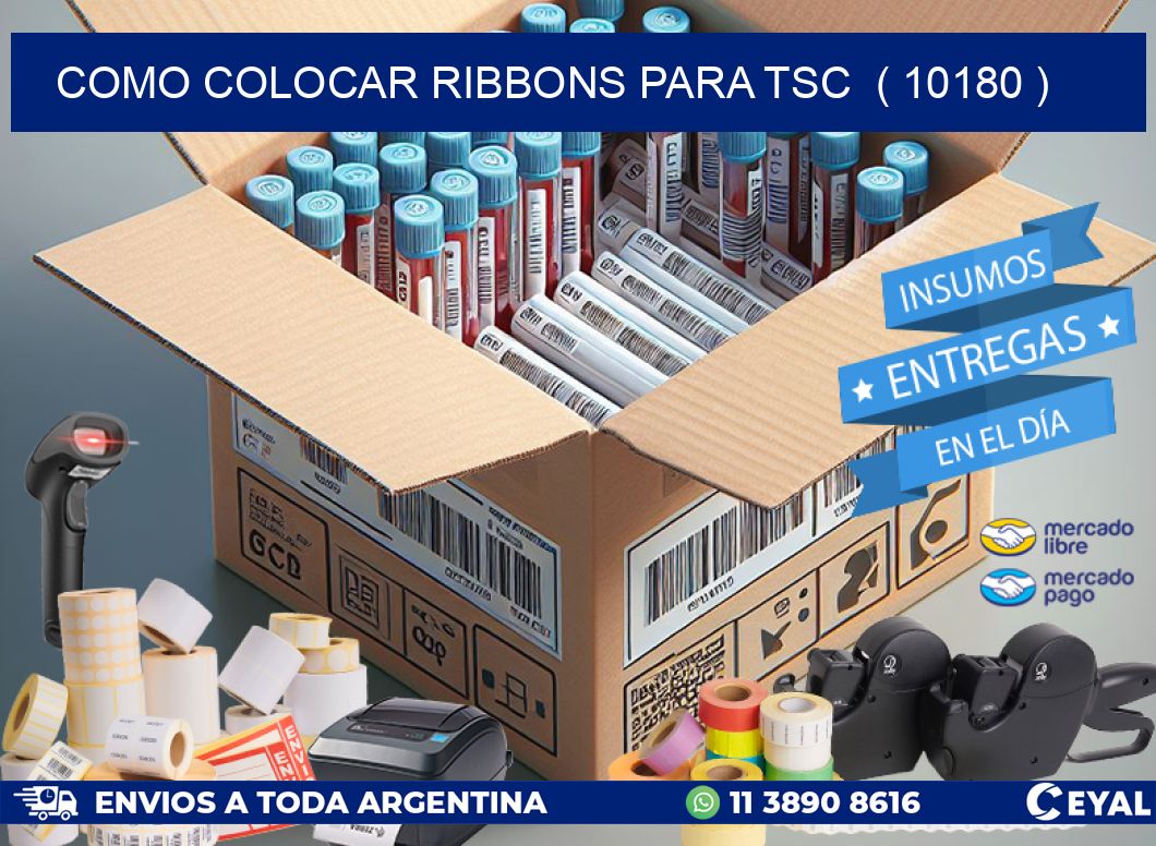 COMO COLOCAR RIBBONS PARA TSC  ( 10180 )