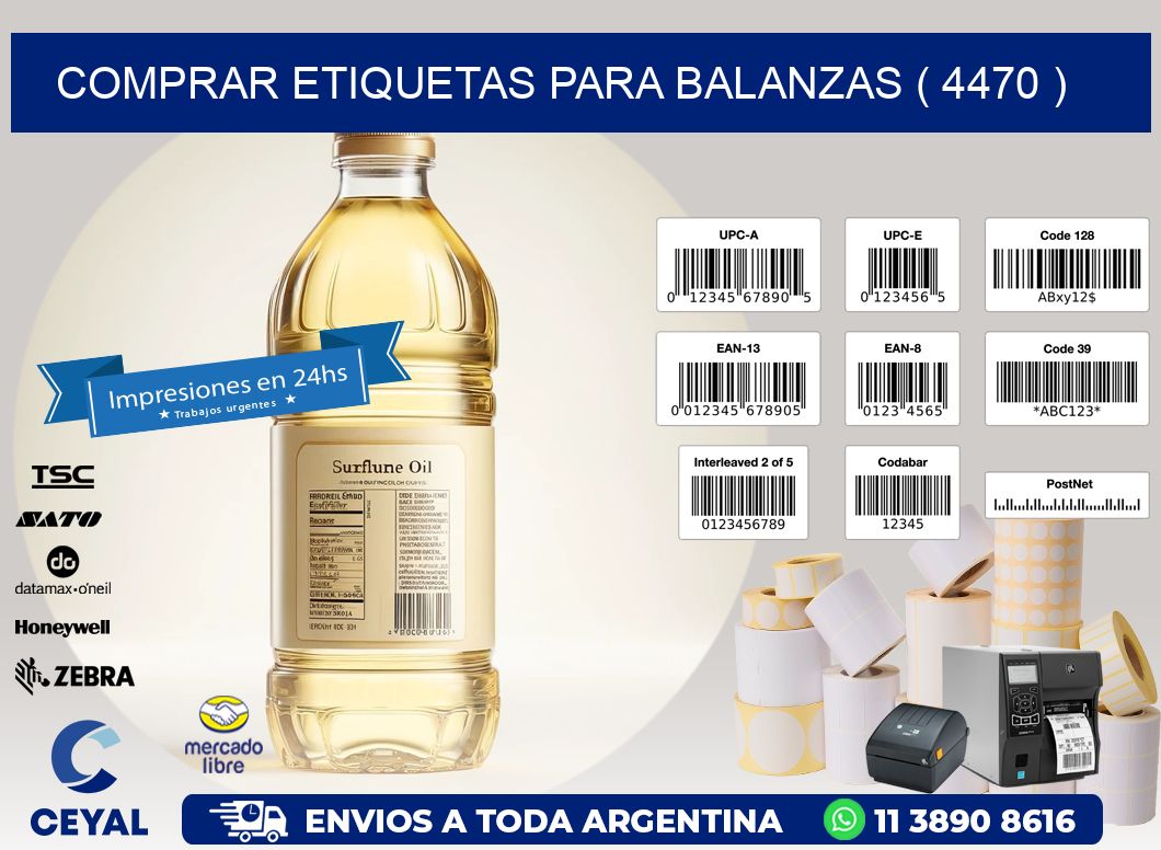 COMPRAR ETIQUETAS PARA BALANZAS ( 4470 )