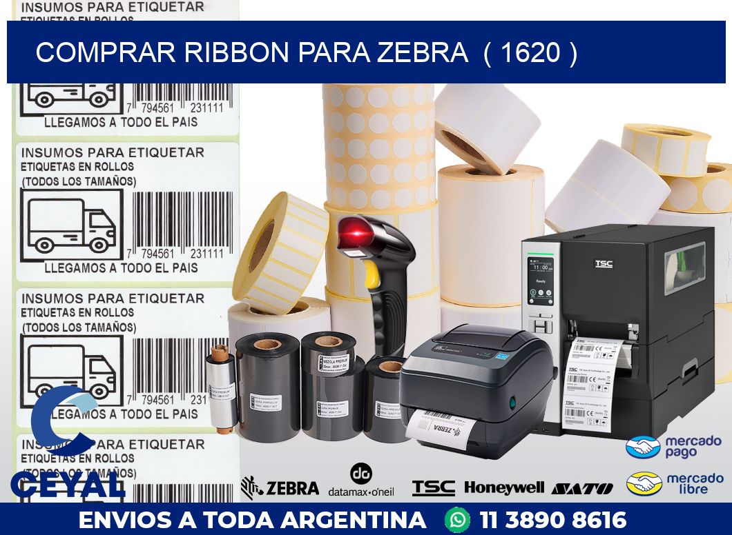 COMPRAR RIBBON PARA ZEBRA  ( 1620 )