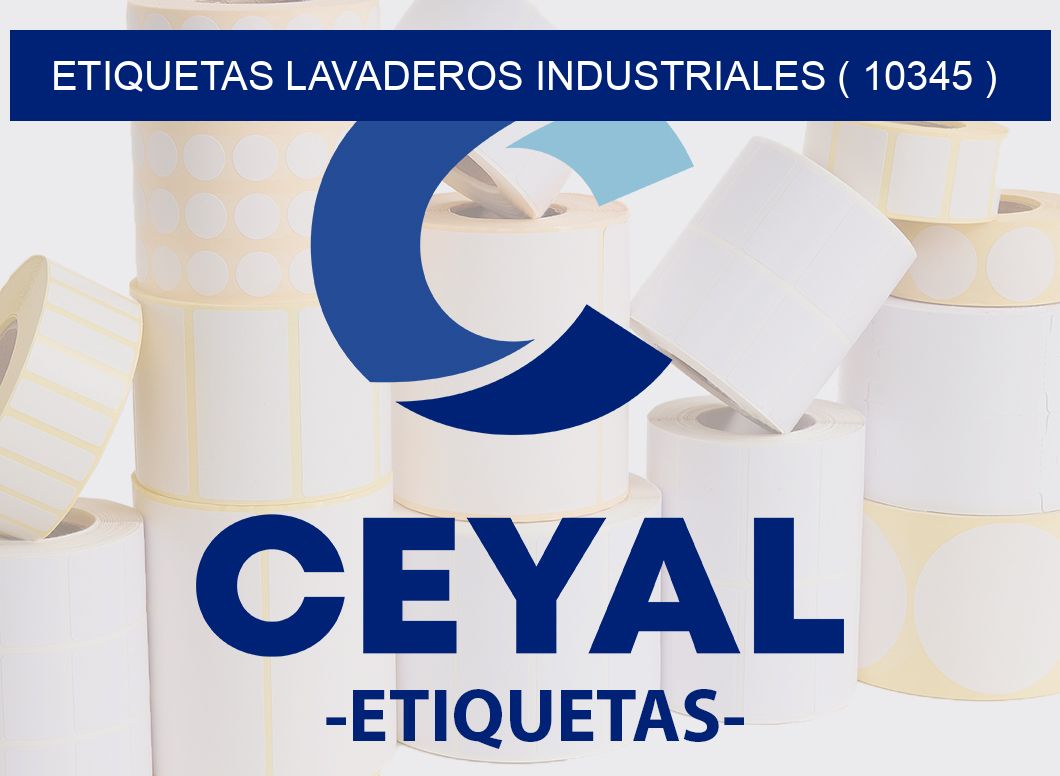 ETIQUETAS LAVADEROS INDUSTRIALES ( 10345 )