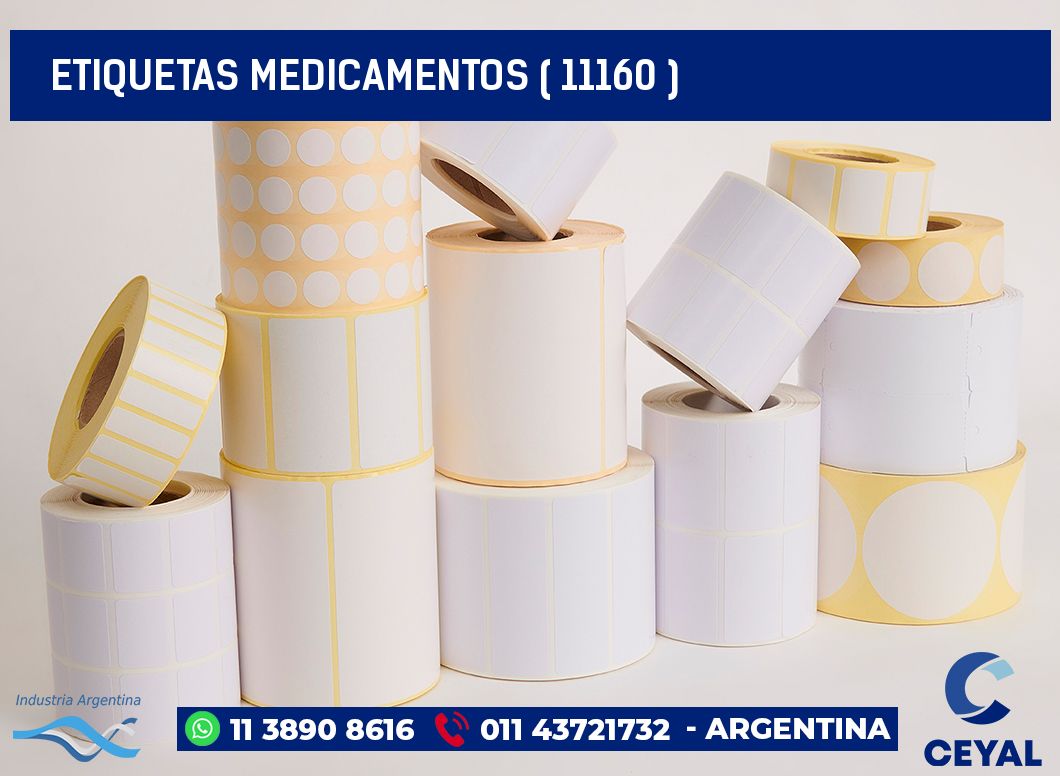 ETIQUETAS MEDICAMENTOS ( 11160 )