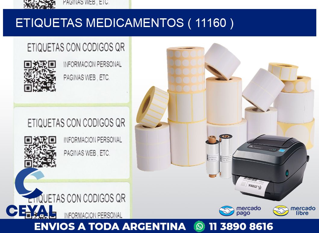 ETIQUETAS MEDICAMENTOS ( 11160 )