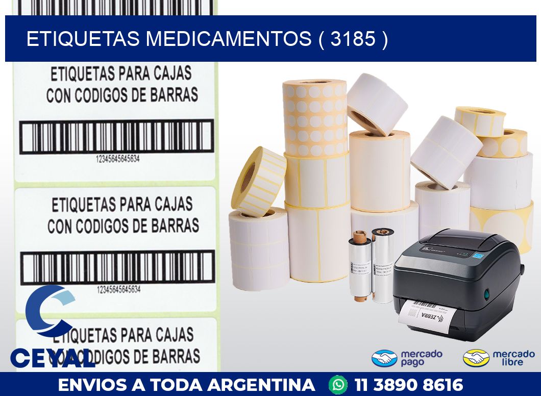 ETIQUETAS MEDICAMENTOS ( 3185 )