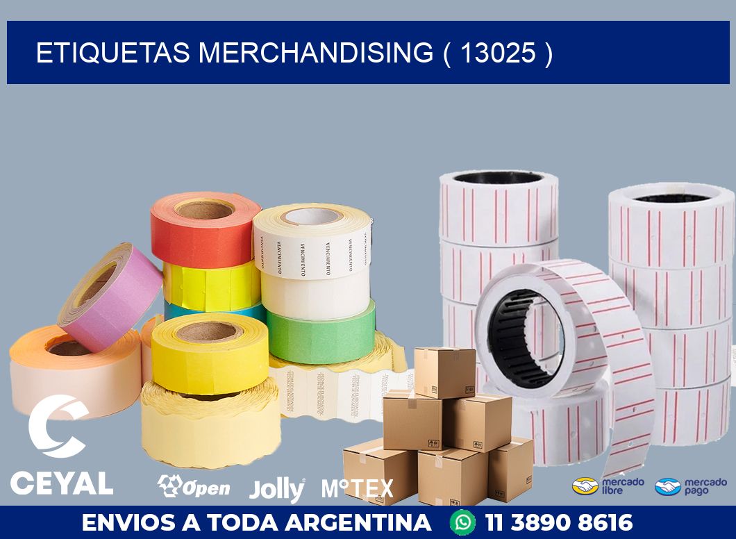 ETIQUETAS MERCHANDISING ( 13025 )