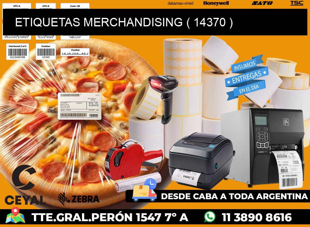 ETIQUETAS MERCHANDISING ( 14370 )