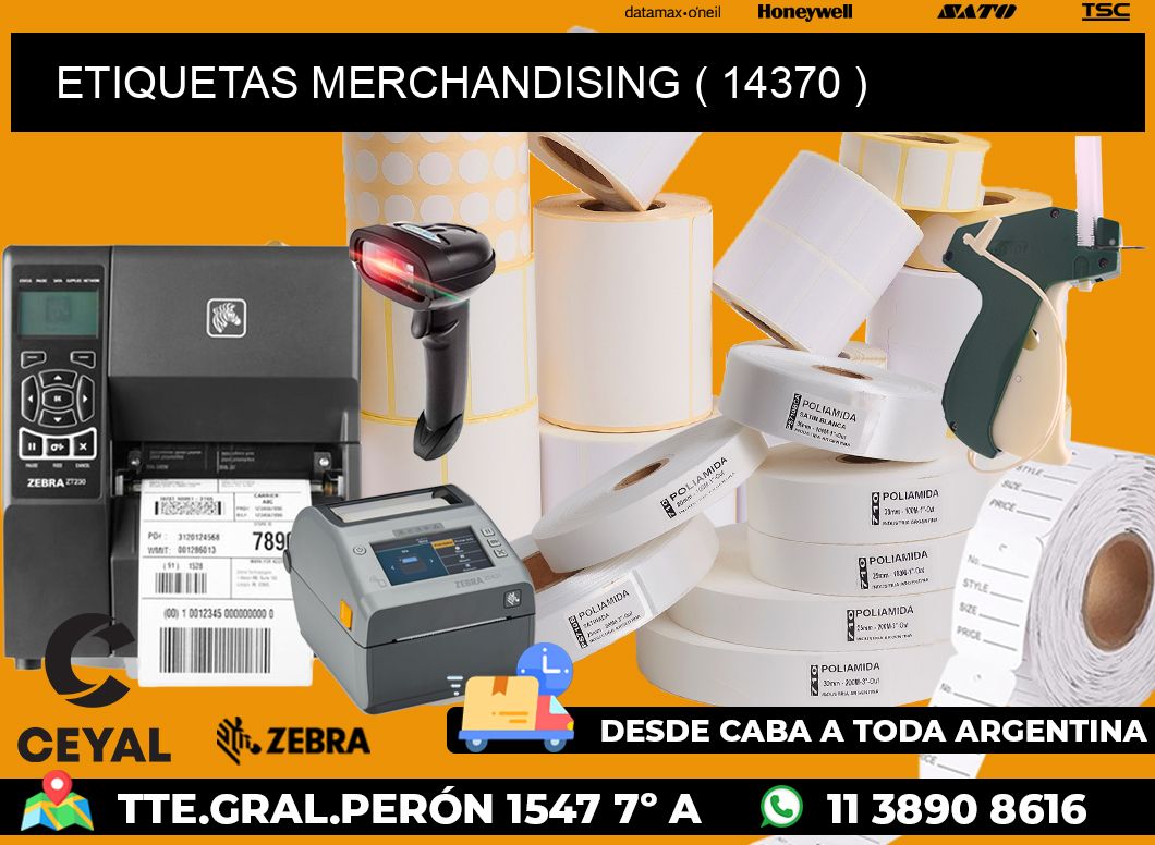 ETIQUETAS MERCHANDISING ( 14370 )