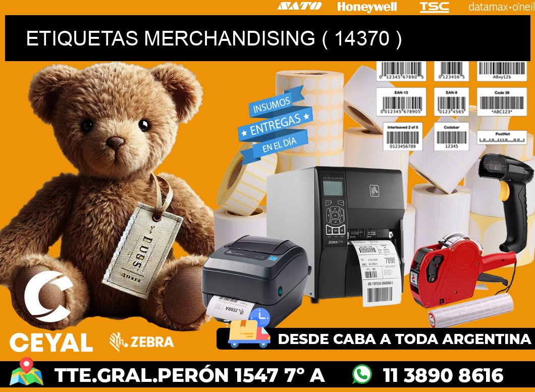 ETIQUETAS MERCHANDISING ( 14370 )