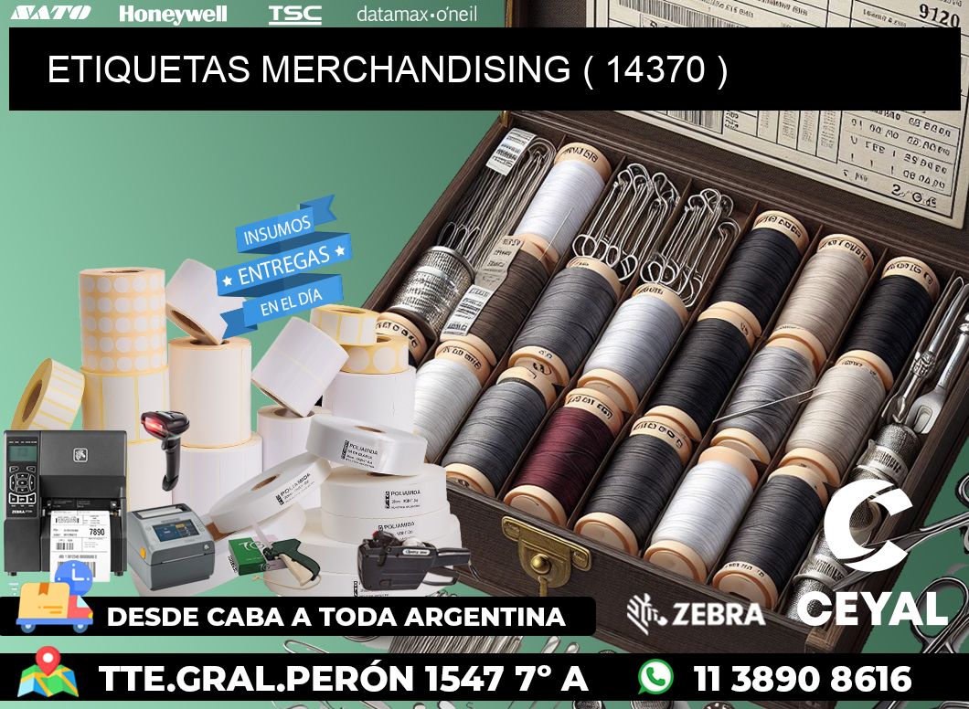 ETIQUETAS MERCHANDISING ( 14370 )