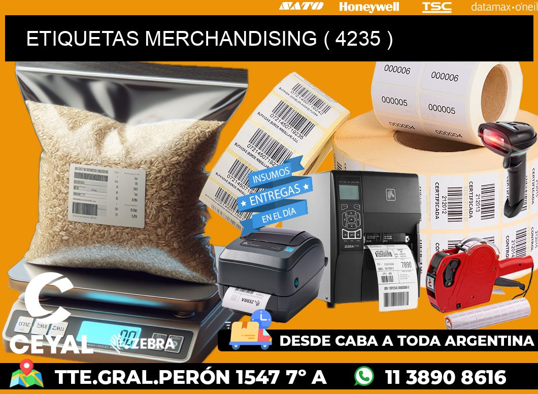 ETIQUETAS MERCHANDISING ( 4235 )