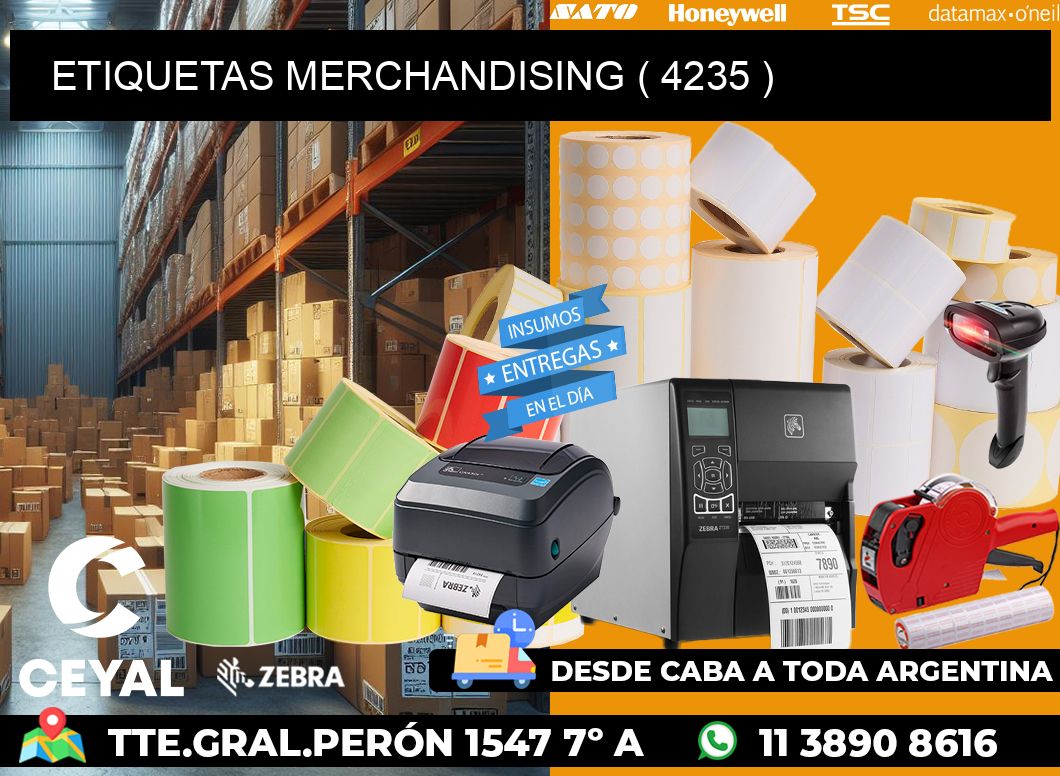 ETIQUETAS MERCHANDISING ( 4235 )