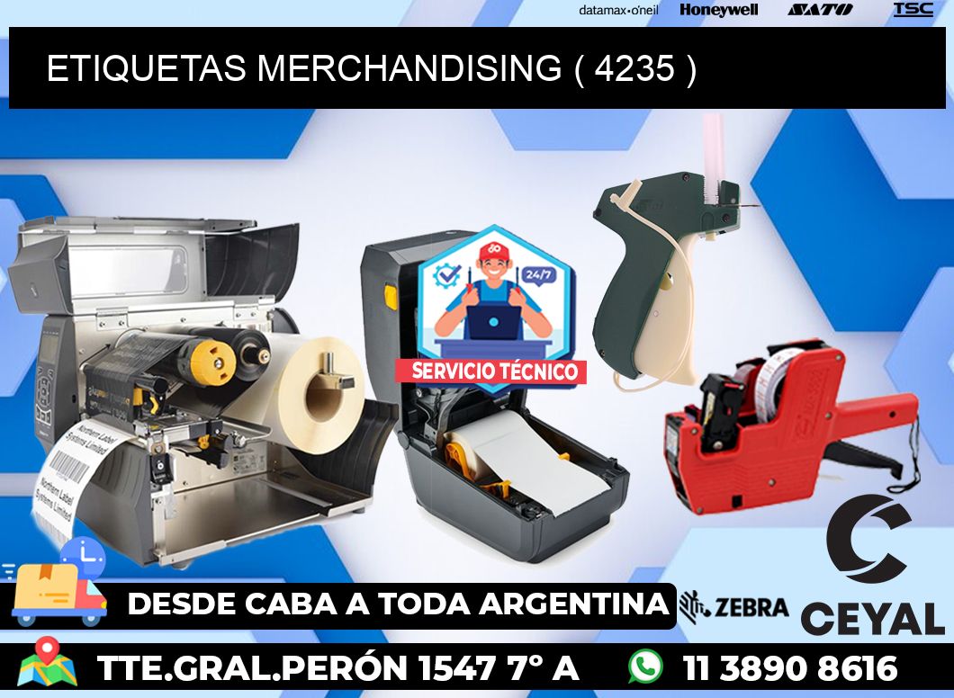 ETIQUETAS MERCHANDISING ( 4235 )