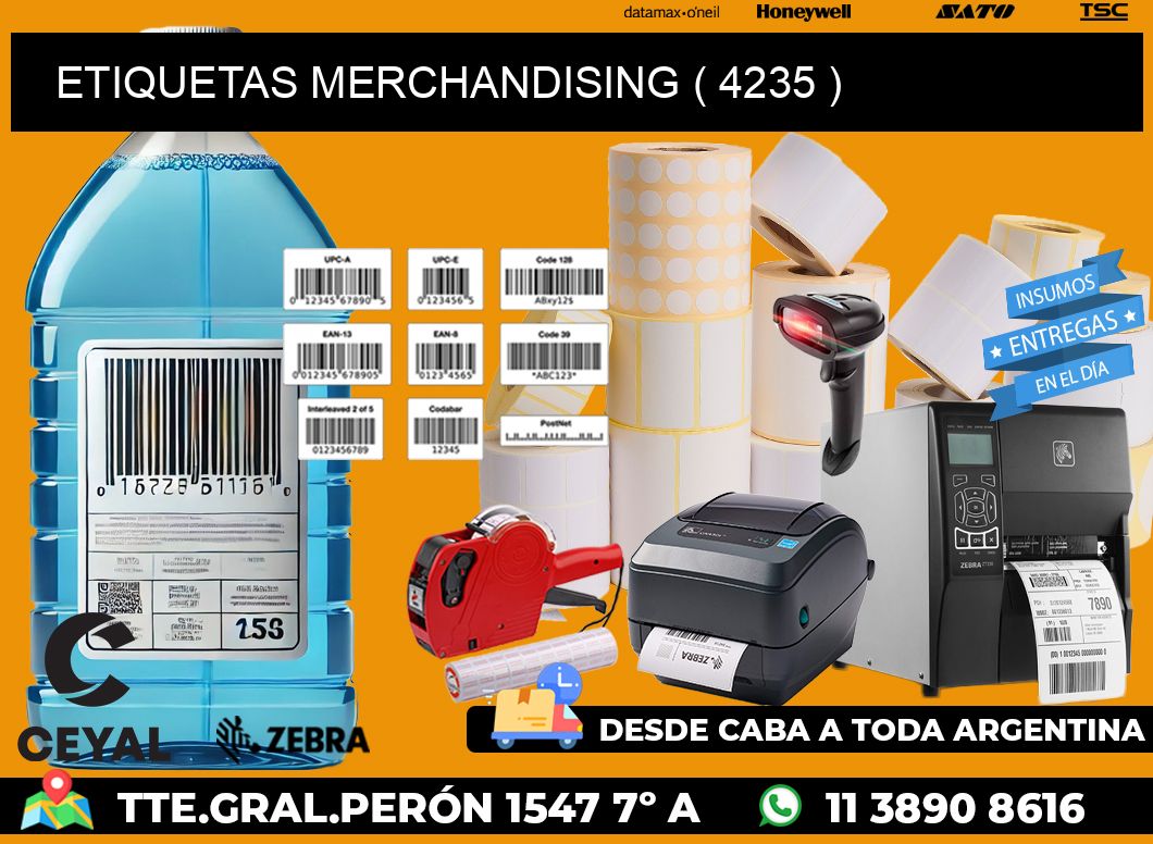 ETIQUETAS MERCHANDISING ( 4235 )