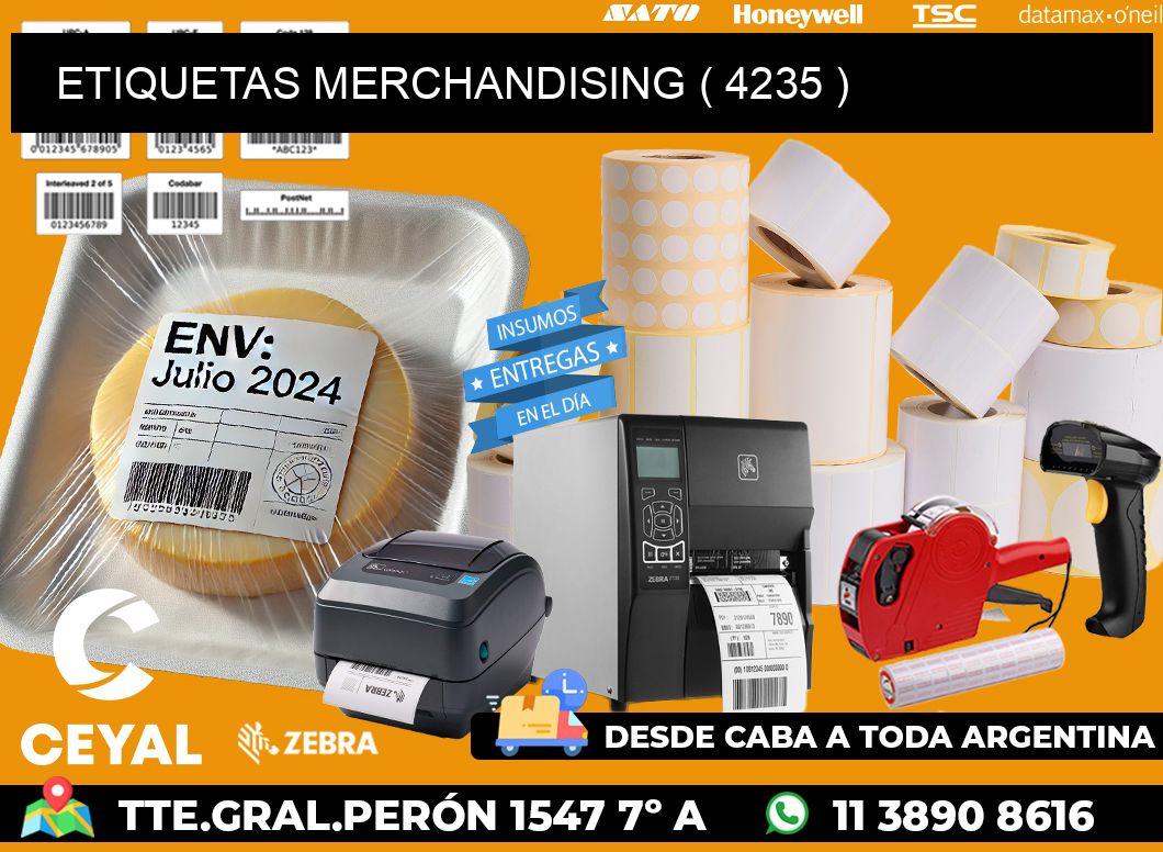 ETIQUETAS MERCHANDISING ( 4235 )