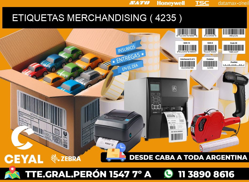 ETIQUETAS MERCHANDISING ( 4235 )